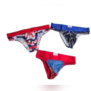 Men's Colorful Bikini Underwear Set